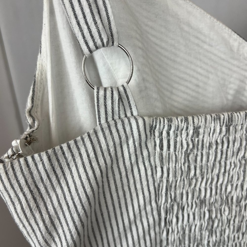 Lulu's Striped Button-Front Jumpsuit - Picture 13 of 16
